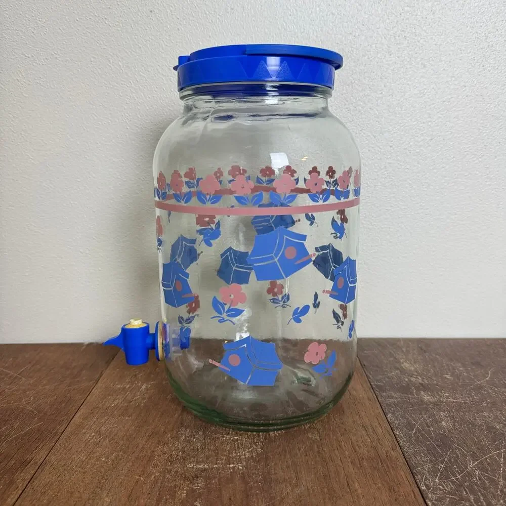 Vintage gallon blue